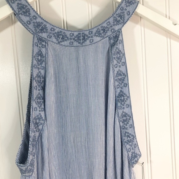 O’Neill Lindsay Chambray Embroidered Tank Top - XS - Picture 8 of 15